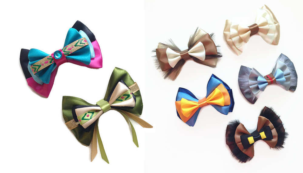 Disney hair bows