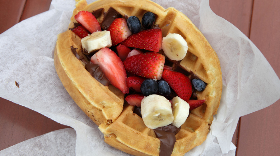 fruit waffle