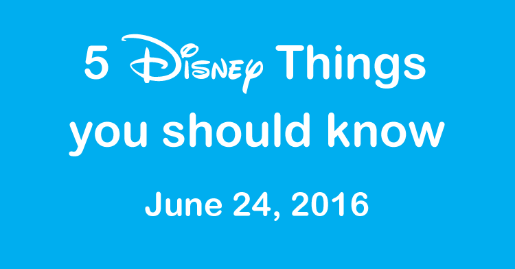 5 disney things