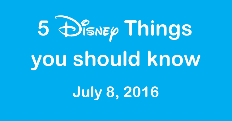 5 Disney Things