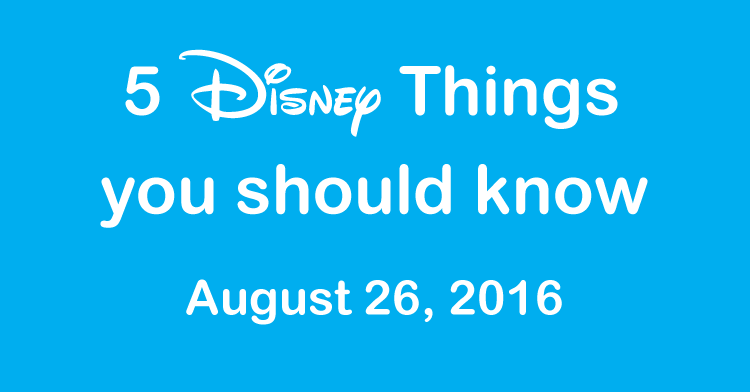 5 disney things