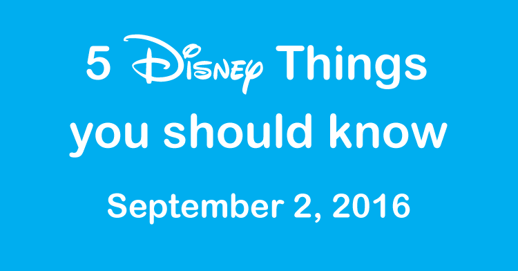 5 disney things