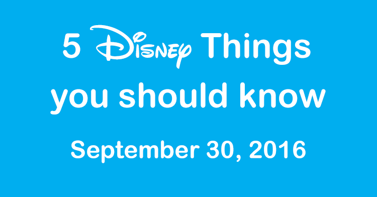 disney things this week